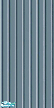 Sims 2 — grey-blue siding by mander8281 — grey-blue industrial aluminum siding.