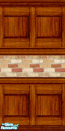 Sims 2 — Wood n Brick Kitchen by Lorah — By Lorah at TSR