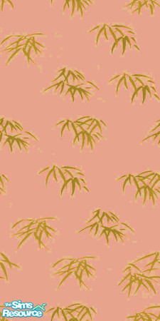 Sims 2 — Melon Bamboo by Shalea — Another color version of the Bamboo wall.