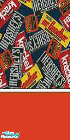 Sims 2 — Hersheys Candy by Lorah — Orange, blue, yellow, red. Tiles perfectly.