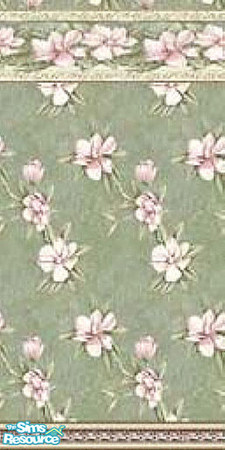 Sims 2 — Apple Blossom by Lorah — pink, green, white