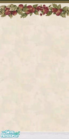 Sims 2 — Fruit Border by MidnightRose — A fruit tree bordered wallpaper