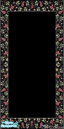 Sims 2 — Black Floral Square Wallpaper by clcny20 — Black floral square wallpaper