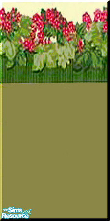 Sims 2 — Pink Berries Paneling by SpunkyBel — Perfect in any kitchen. Minimal costs with champagne results.