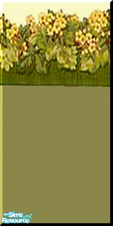 Sims 2 — Cream Berries Paneling by SpunkyBel — Perfect paneling for any kitchen. Minimal costs with champagne results.