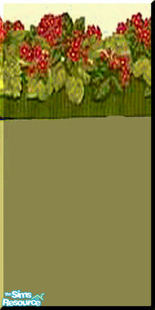 Sims 2 — Red Berries Paneling by SpunkyBel — Perfect in any kitchen. Minimal costs with champagne results.