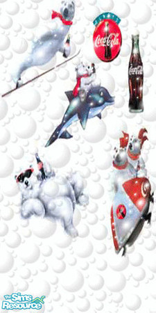 Sims 2 — Coca Cola by SpunkyBel — Perfect anywhere that Coke is. Minimal costs with champagne results.