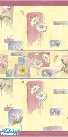 Sims 2 — Rose Daisies 2 by Meishuu — Daisies and a touch of yellow and pink