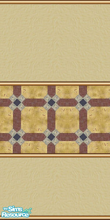 Sims 2 — Artsy Wall by paulajedi — Artsy wall. See matching floor.