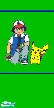 Sims 2 — Ash & Pikachu by MandyWhy — Ash & Pikachu!