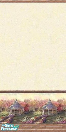 Sims 2 — Gazebo by Lorah — beige pink blue