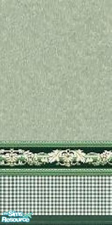 Sims 2 — Victorian Country by Lorah — Elegance in green for the kitchen