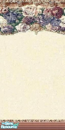 Sims 2 — Old World by Lorah — Burgandy, blue, cream By Lorah for TSR