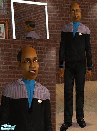 Sims 2 — Star Trek Blue Uniform by tsn81 — Post First Contact style science & medical officers uniform for adult