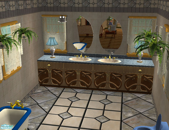 Sims 2 — The Warm Tile Collection by dancingaphrodite — Whether for bath or kitchen the attractive Warm Tile Collection