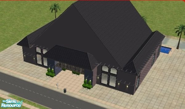 Sims 2 — Family Home by Kittenxo — 5 Bedroom 2 story large family house, pool and spa 