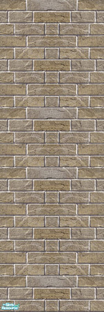 Sims 2 — Brick Cream - Almond by zvaella — Brick Walls for your sims. Enjoy! :)