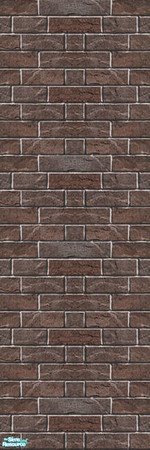 Sims 2 — Brick Cream - Cacao by zvaella — Brick Walls for your sims. Enjoy! :)