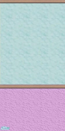 Sims 2 — bright wall set 2 - Tambriah Wall Set 3 9 by tambriah — teal top & purple bottom with maple top trim &