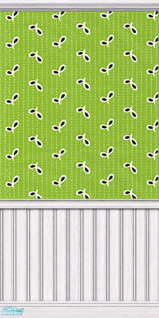 Sims 2 — Flea Market Kid\'s Bedroom - Green Wallpaper by agaliha5 — Walls to match my Flea Market Kid\'s bedroom