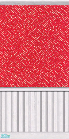 Sims 2 — Flea Market Kid\'s Bedroom - Red Wallpaper by agaliha5 — Walls to match my Flea Market Kid\'s bedroom