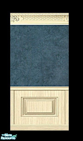 Sims 2 — LD202_Deep blue sea wallpaper paneling by LD202 — Deep blue sea wallpaper paneling. Design by Lady Dragon202