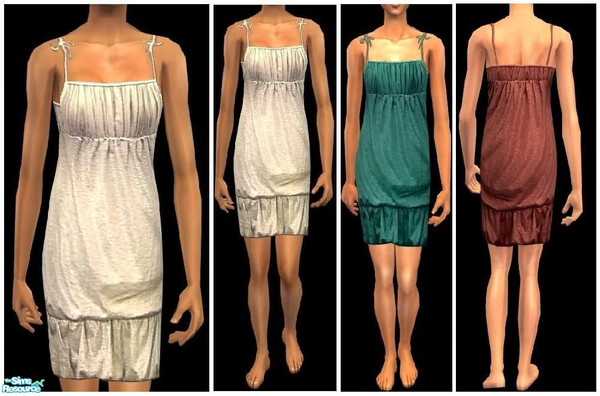 Sims 2 — JPafpjs1 by juttaponath — Nightie for adults and young adults. No mesh and no expansion pack required.