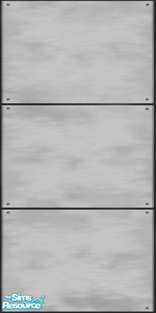 Sims 2 — Metalpainted Paneling Set, Brushed Alumi by BetterbeSim — Create an Industrial look in you home. Created by