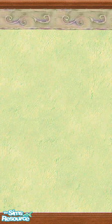 Sims 2 — Light green wallpaper by mu51cal — Light green wallpaper with a trim