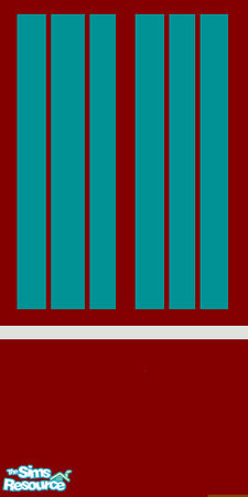 Sims 2 — Teal & Red by LittleSimPeople — Teal & red or red & teal...you pick! My first wallpapers.
