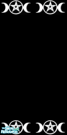 Sims 2 — Pentical Moon Wall by sebray — has a matching floor tile