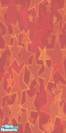 Sims 2 — Orange Stars by sebray — has 3 matching floors