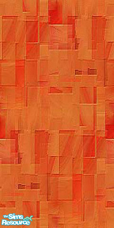 Sims 2 — Orange Mosaic Wall by sebray — has 3 matching floors