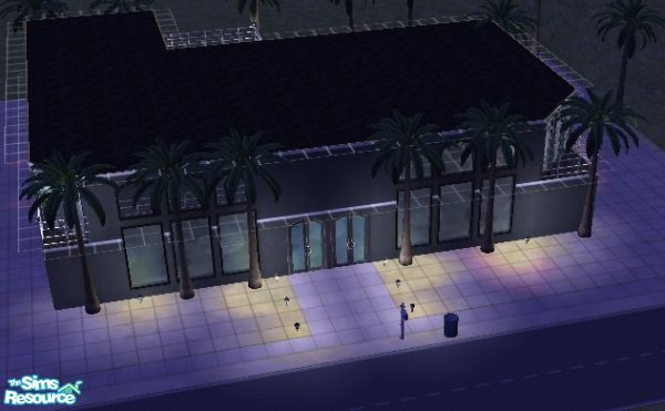 Sims 2 — beach house by Kittenxo — 2 story luxury split level beach house with wite matching black walls, furniture,