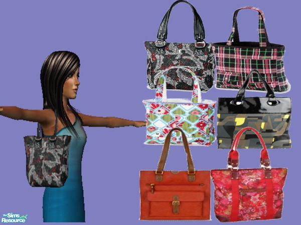 Sims 2 — Shopping bag by janicap — Bag for teen,adult and elders.Thanks simal10 for great mesh.