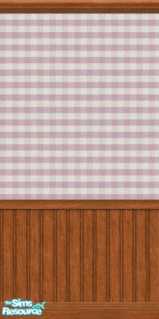 Sims 2 — Pink country kitchen by klsypam28 — A pink plaid pattern for the country kitchen look!