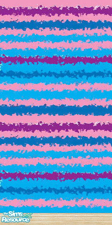 Sims 2 — BriteStripes by txsvxn — This wall paper features stripes in pink, blue, mauve, and turquoise and is sure to