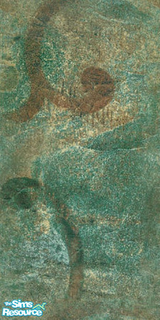 Sims 2 — Modern Green by MajorEd — Texture you can feel.