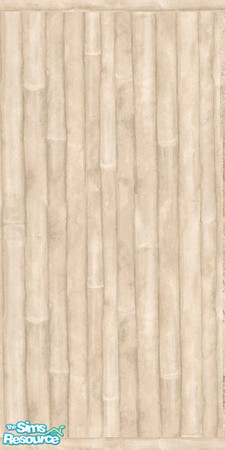 Sims 2 — Ivory Bamboo 4 by TSR Archive — Light Ivory bamboo mat for your walls.