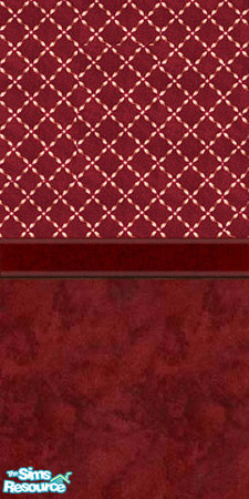Sims 2 — Maroon Delight by Purpleto280 — This wallpaper sets the mood in any room, If your sim likes to stick out in the