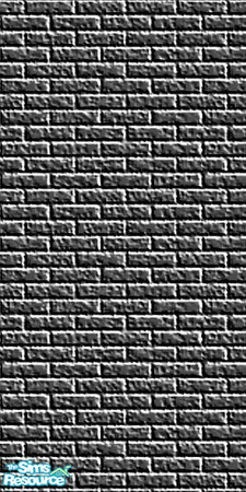 Sims 2 — Realistic grey brick by mander8281 — Here is a dark grey brick wall I made in photoshop.