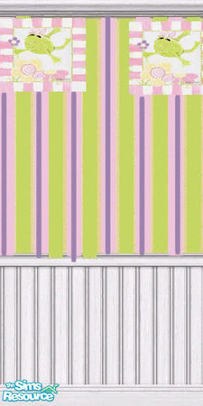 Sims 2 — Female Frog Wall by oldmember_justme11806 — Here is the wall to go with my baby crib