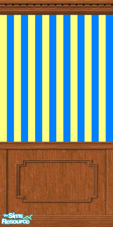 Sims 2 — the beach by Mooncheese — a yellow and blue wallpaper, just reminds you of the beach!