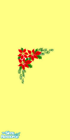 Sims 2 — Poinsettia Paint by candicna — Matches the poinsettia floor.