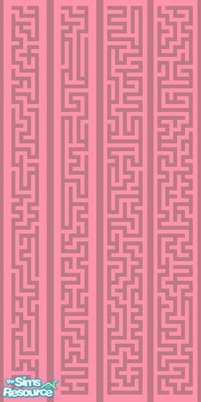 Sims 2 — Pink Maze by freaksgeeks — A maze on every stripe!