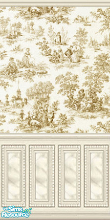 Sims 2 — am_victorian05 by Cruella — Victorian style wallpaper.