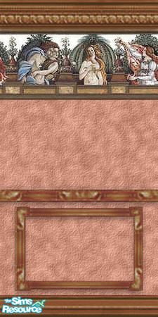 Sims 2 — am_angelpeach02 by Cruella — Angel border wall. 