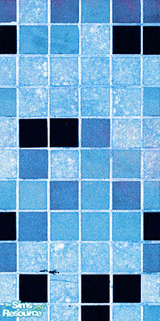 Sims 2 — Blue tile by Vexy — Blue tiled walls for your bathroom.