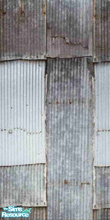 Sims 2 — Barn siding by Vexy — Steel rusted siding for a barn.