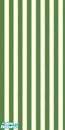 Sims 2 — Green/White Stripes by freaksgeeks — Perfect for any home.